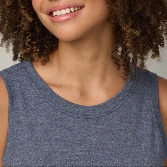 Wool& Sierra Tank Dress Blue Size 2X - Picture 3 of 14